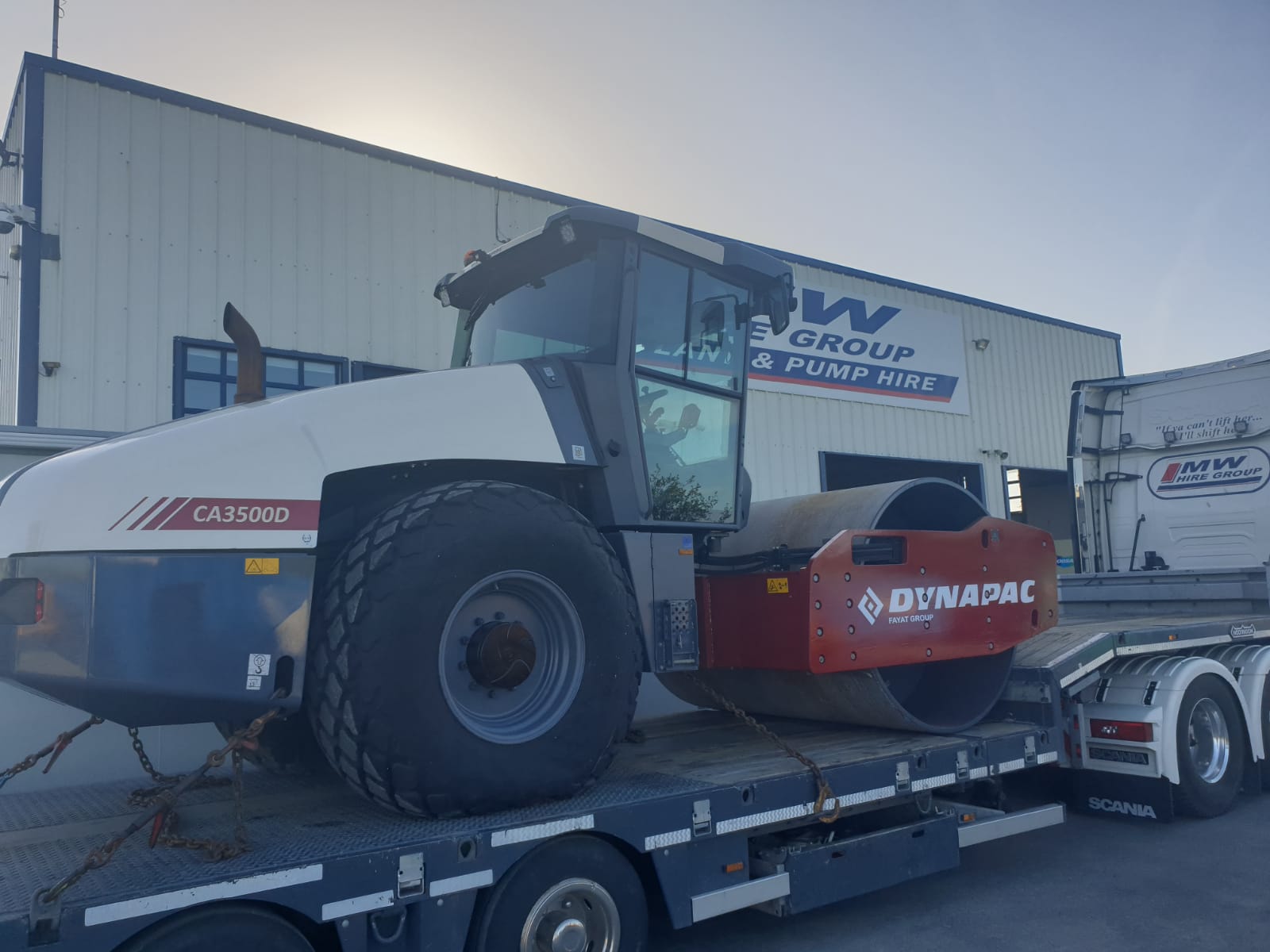 Ex Rental 2018 low hour Dynapac CA 3500...SOLD